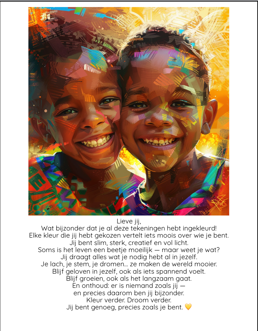 Childeren Coloring Affirmations Book