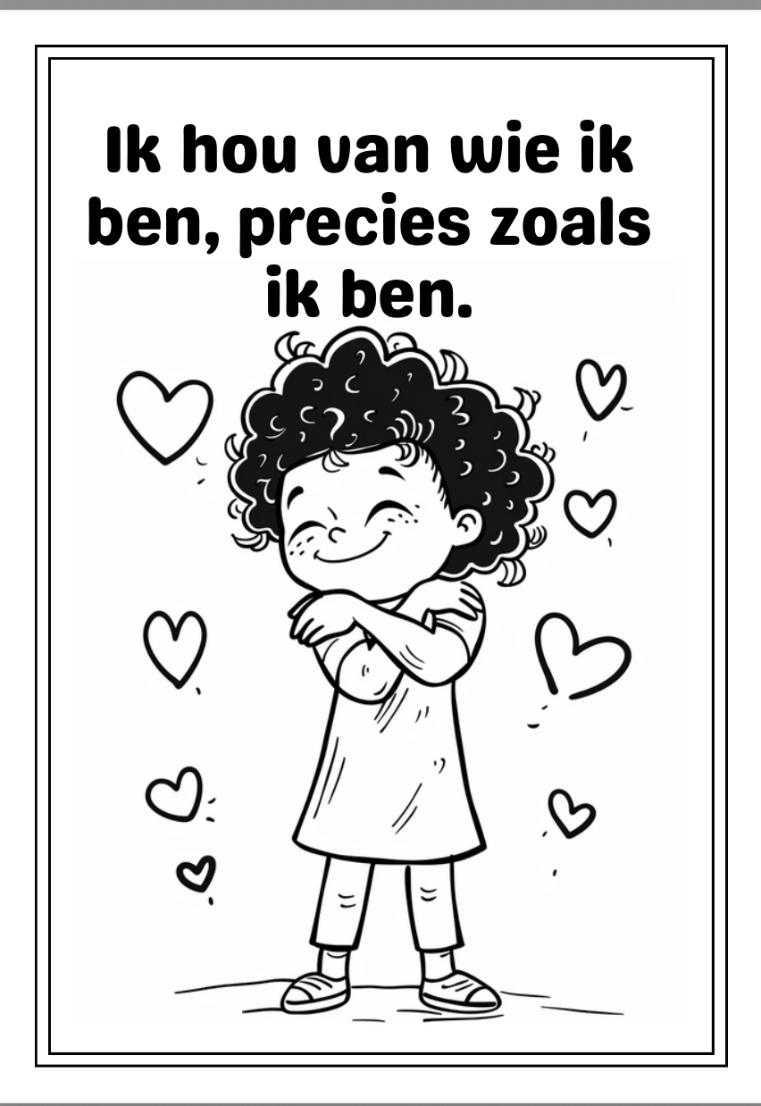 E-Book Childeren Coloring Affirmations Book