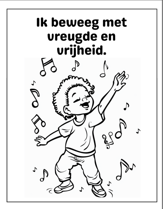 Childeren Coloring Affirmations Book